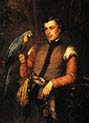 Nobleman with a Parrot 